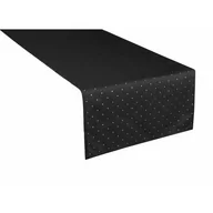 Obrusy i serwetki - Bieżnik MIGOT 40 x 140 cm czarny - miniaturka - grafika 1