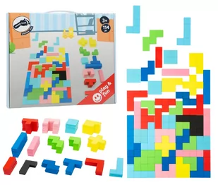 Small Foot Drewniane puzzle Tetris 11403 728931 - Puzzle - miniaturka - grafika 1