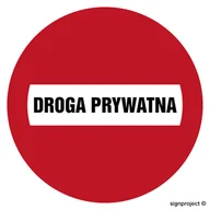 Systemy ekspozycyjne i znaki informacyjne - SA033 ZAKAZ WJAZDU, FO - FOLIA ODBLASKOWA; (300X300MM) - miniaturka - grafika 1