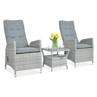 Meble ogrodowe - Zestaw Wypoczynkowy Malta Duo Stone Grey - miniaturka - grafika 1