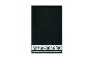 Ręcznik 30x50 Panda czarny 400g/m2 frotte bawełniany dziecięcy do przedszkola Zwltex - Okrycia kąpielowe dla dzieci - miniaturka - grafika 1