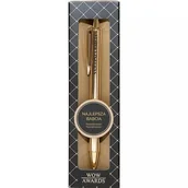 Długopisy - Długopis prezentowy z napisem Najlepsza Babcia - miniaturka - grafika 1