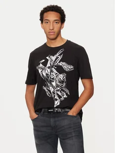 Hugo T-Shirt 50524023 Czarny Regular Fit - Koszulki męskie - miniaturka - grafika 1