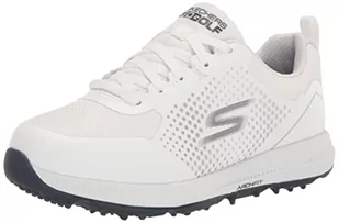 Skechers Go Elite 5 Arch Fit Wodoodporny Golf Boot, Trampki damskie, White Synthetic Textile Navy Trim, 38.5 EU - Trampki damskie - miniaturka - grafika 1