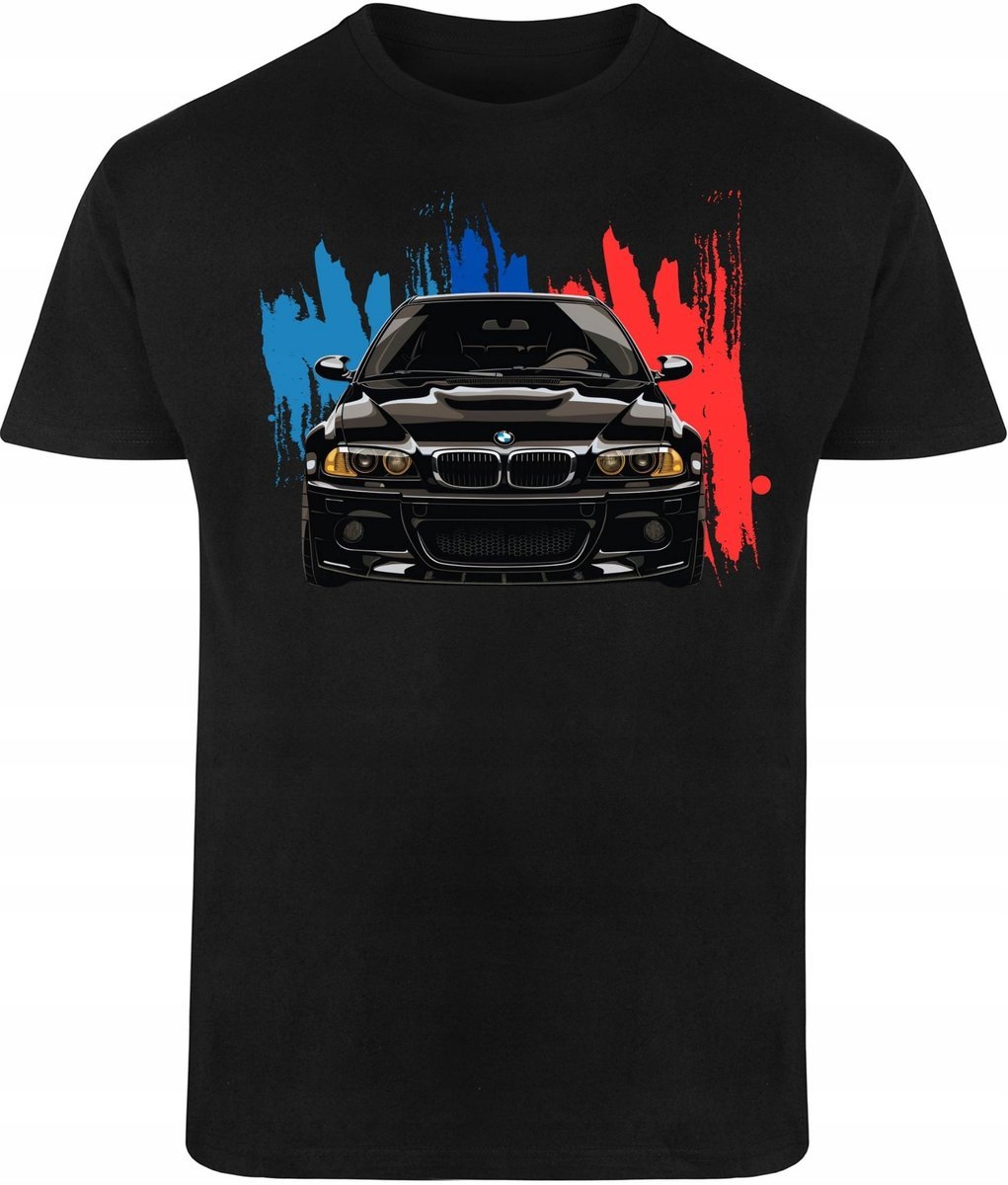 BMW M3 Koszulka samochodowa Prezent dla Męża Auta Mpower T shirt R-M A287