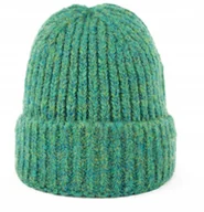 Czapki damskie - Szaleo GRUBA czapka Melange beanie cz22261-3 - miniaturka - grafika 1