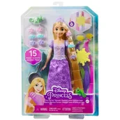 Lalki dla dziewczynek - Księżniczki Disneya, Roszpunka Bajkowe włosy, lalka z akcesoriami - miniaturka - grafika 1
