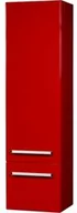 Szafki łazienkowe - Regał łazienkowy czerwony 40x143,5cm FOKUS z szufladą - miniaturka - grafika 1
