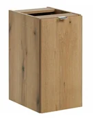 Szafki łazienkowe - Nowoczesna wisząca szafka łazienkowa w kolorze dąb P8-L56 - miniaturka - grafika 1