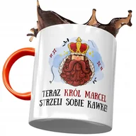 Kubki - Kubek Pomarańczowy dla Marcela Kolegi na Prezent z Nadrukiem ze Zdjęciem + Opakowanie na prezent (wzór 02) - miniaturka - grafika 1