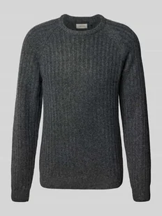 Sweter z dzianiny z okrągłym dekoltem model ‘DEXTER’ - Swetry męskie Sweter z dzianiny z okrągłym dekoltem model ‘DEXTER’ - Swetry męskie - miniaturka - grafika 1