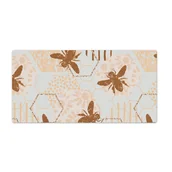 Podkładki na biurko - Podkładka na stół Pszczoły Kwiaty Miód 100x50 cm - miniaturka - grafika 1