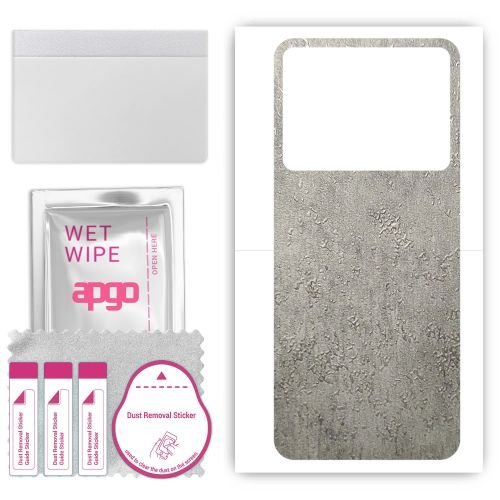 folia naklejka skórka strukturalna na TYŁ do Cubot Note 21 - Beton - apgo SKINS