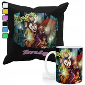 Gadżety dla niej i dla niego - ZESTAW KUBEK + PODUSZKA Z POSZEWKĄ- PREZENT DLA FANA THE SMERFS + IMIĘ - miniaturka - grafika 1