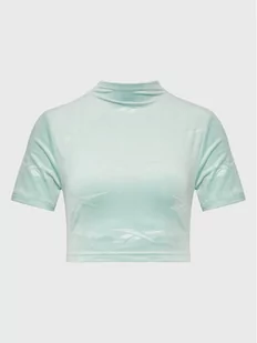 Reebok T-Shirt Classics Energy HH9802 Zielony Slim Fit - Koszulki i topy damskie - miniaturka - grafika 1