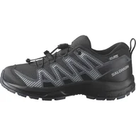 Buty dla chłopców - Salomon XA Pro V8 Wodoodporne buty trekkingowe, Szare, 30 EU, Szary, 30 EU - miniaturka - grafika 1