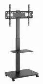 Uchwyty do telewizora - Gembird TV stiprinājums 37" - 75" TV floor stand with caster wheels 8716309135054 TVS-75S-02 8716309135054 - miniaturka - grafika 1