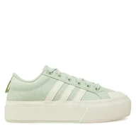 Sneakersy damskie - Sneakersy adidas Bravada 2.0 Platform JI1800 Zielony - miniaturka - grafika 1