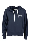 Bluzy damskie - BLUZA DAMSKA Z KAPTUREM GRANATOWA LOGO LEE 112355155 ESSENTIAL HOODIE M - miniaturka - grafika 1