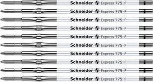 Schneider Express 775 F wkład do długopisu (niewymagający dokumentów), 10 szt. w opakowaniu czarnym - Wkłady do długopisów - miniaturka - grafika 1