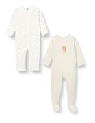 Piżamy chłopięce - Petit Bateau Zestaw 2 bawełnianych śpioszków dla niemowląt, uniseks (2 sztuki), wariant 1, 18 miesi?cy - miniaturka - grafika 1