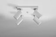 Lampy sufitowe - Sollux Lighting Plafon RING 4 biały - miniaturka - grafika 1