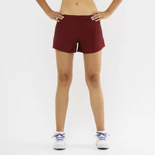 Spodenki damskie Salomon Cross Rebel 4" Short Cabernet L - Spodenki damskie - miniaturka - grafika 1