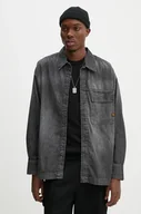 Koszule męskie - G-Star Raw koszula jeansowa męska kolor szary relaxed z kołnierzykiem klasycznym D25517-D540 - miniaturka - grafika 1