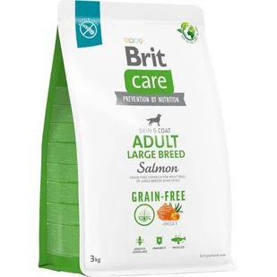Brit Dry food for adult dogs large breeds Care Grain-free Adult Salmon - 3 kg - Sucha karma dla psów - miniaturka - grafika 1