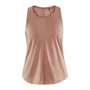 Damska koszulka bez rękawów CRAFT CORE ESSENCE SINGLET W 1911243-791000 – Brązowy - Koszulki i topy damskie - miniaturka - grafika 1