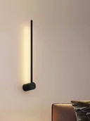 Lampy ścienne - COPEL Kinkiet LAMPA ścienna CGZENW1 COPEL metalowa OPRAWA tuba LED 7W 3000K do sypialni czarna CGZENW1 - miniaturka - grafika 1