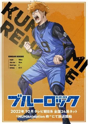 Plakat Anime Manga Blue Lock BLLO_022 A2 (custom)