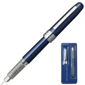 Pióra wieczne - Pióro wieczne PLATINUM Plaisir, blister, niebieski - miniaturka - grafika 1