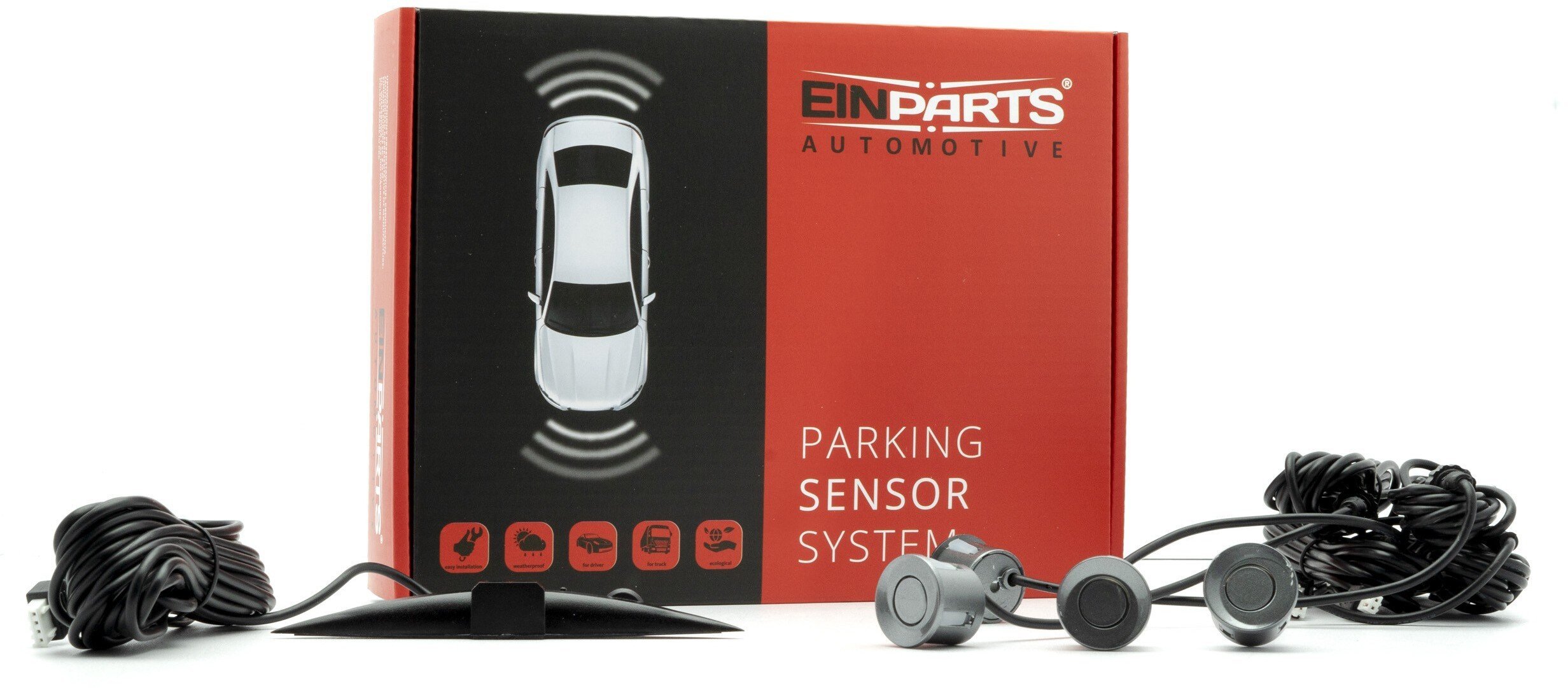 Einparts Automotive EINPARTS CZUJNIKI PARKOWANIA EPP6600 NO 3 DO SAMOCHODÓW KOMPLET PARKINGOWY