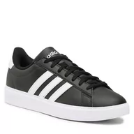 Półbuty męskie - Buty adidas Grand Court Cloudfoam Comfort Shoes GW9196 Cblack/Ftwwht/Cblack - miniaturka - grafika 1