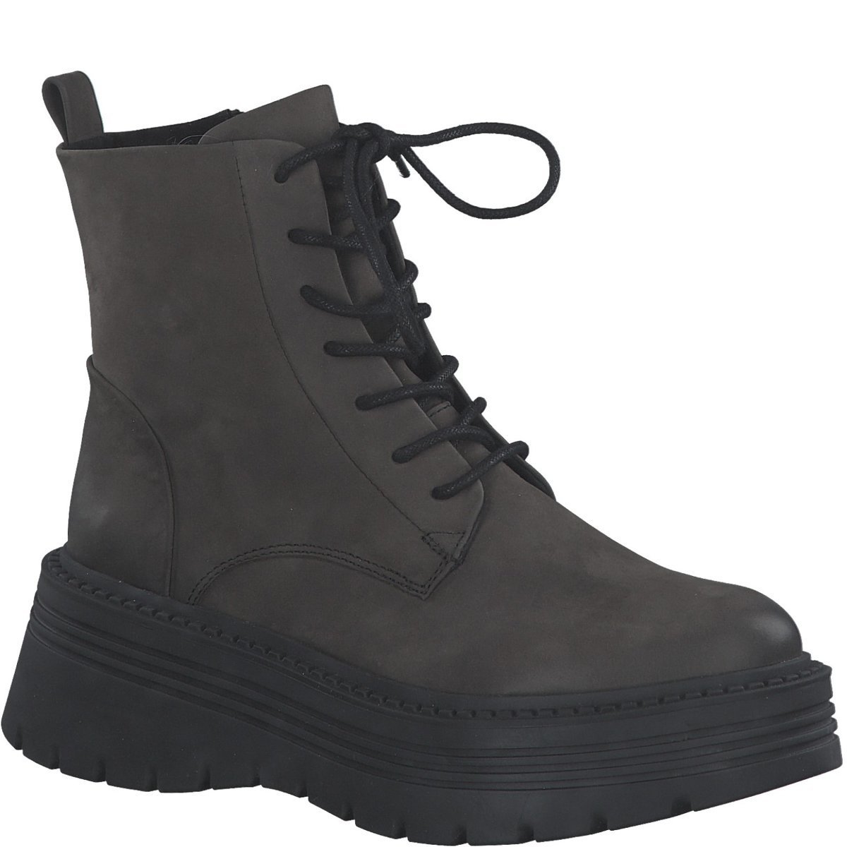 Botki damskie zimowe ocieplane na platformie Marco Tozzi 25211 skórzane-38