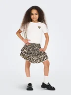 Spódnice - KIDS ONLY Spódnica "Glow" w kolorze brązowym - miniaturka - grafika 1