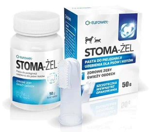 Stoma-żel pasta do pielęgnacji uzębienia psów i kotów 50g + szczoteczka - Higiena jamy ustnej zwierząt - miniaturka - grafika 2