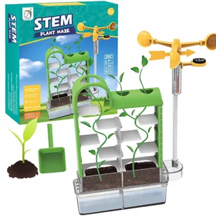 Zestaw Kreatywny Edukacyjny Eksperyment Stwórz Własną Doniczke Nauka Roślin - Zabawki interaktywne dla dzieci - miniaturka - grafika 1