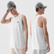 Koszulki męskie - T-shirt 4F Koszulka Męska Bez Rękawów Bokserka XXL TSLEM126 SS25 - miniaturka - grafika 1