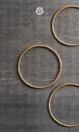 Pierścionki - ZŁOTO 585 - Komplet 3 obrączek SLIM - miniaturka - grafika 1