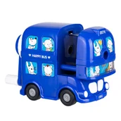 Temperówki - Niebieska temperówka Deli ręczna na korbkę CARS - miniaturka - grafika 1