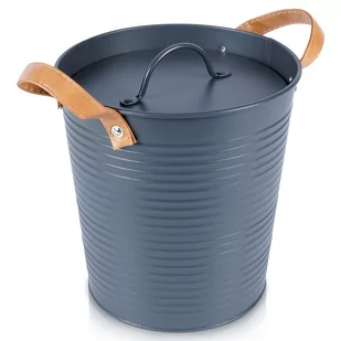 Wiaderko do lodu metalowe szare 3,3 l - Shakery barmańskie - miniaturka - grafika 1