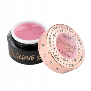 Żel budujący NC Nails Delicious Gel Pinkish 50g - Żele do paznokci - miniaturka - grafika 1