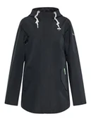 Kurtki i kamizelki sportowe damskie - Schmuddelwedda Kurtka przeciwdeszczowa w kolorze czarnym - miniaturka - grafika 1