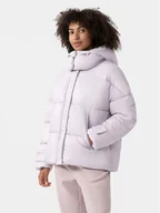 Kurtki damskie - 4F Kurtka zimowa 4FAW23TDJAF231 Fioletowy Regular Fit - miniaturka - grafika 1