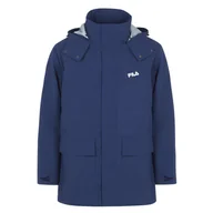 Kurtki męskie - Męska Kurtka FILA TANVALD LIGHT PADDED PARKA FAM0195-50001 – Niebieski - miniaturka - grafika 1