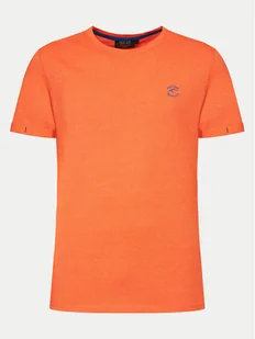 INDICODE T-Shirt Stamatis 41-038 Pomarańczowy Regular Fit - Koszulki męskie - miniaturka - grafika 1