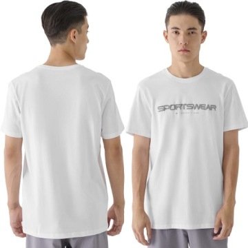 Koszulka Męska 4F T-shirt Bawełniany Sportowa Casual M1586-10S-XXL