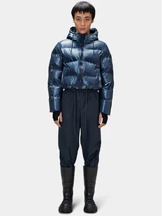 Rains Kurtka zimowa 15150 Niebieski Regular Fit - Kurtki damskie - miniaturka - grafika 1